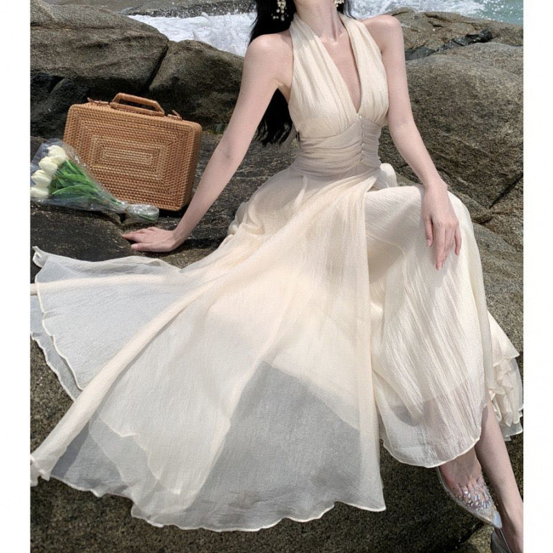 Ivory White Grace Flow Dress