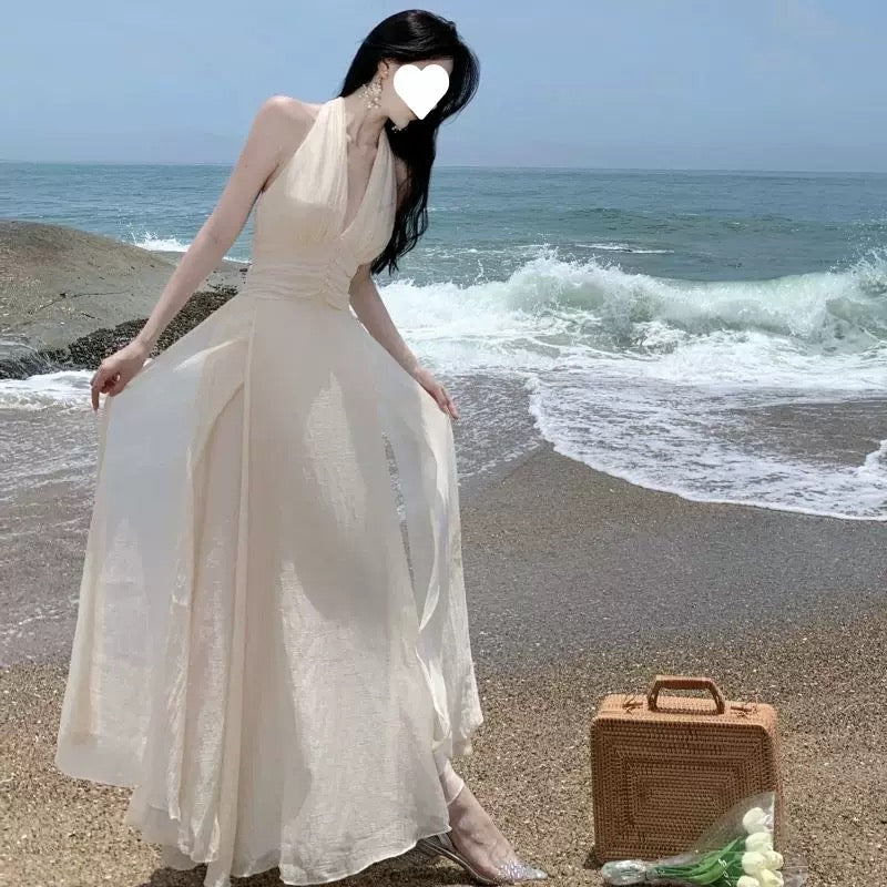 Ivory White Grace Flow Dress