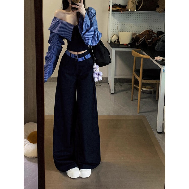 Sailor Stride Flare Sleeve Top