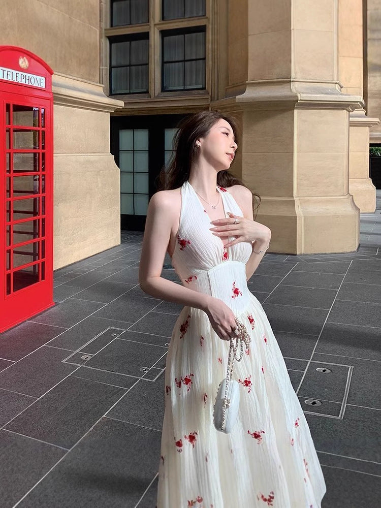 Rosalia Halter Maxi Dress